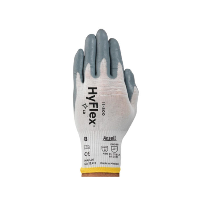 GUANTE DE SEGURIDAD ANSELL NITRILO HYFLEX 11-800